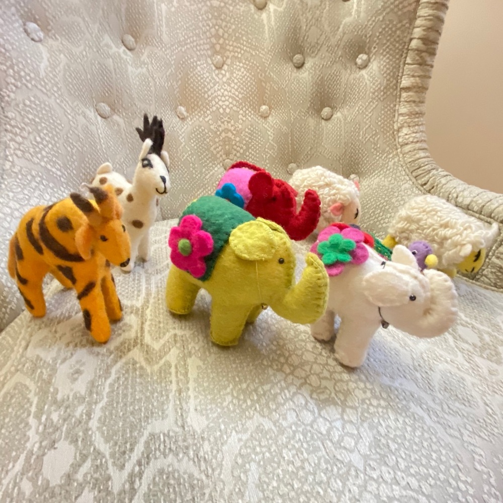Felt stuffed animals